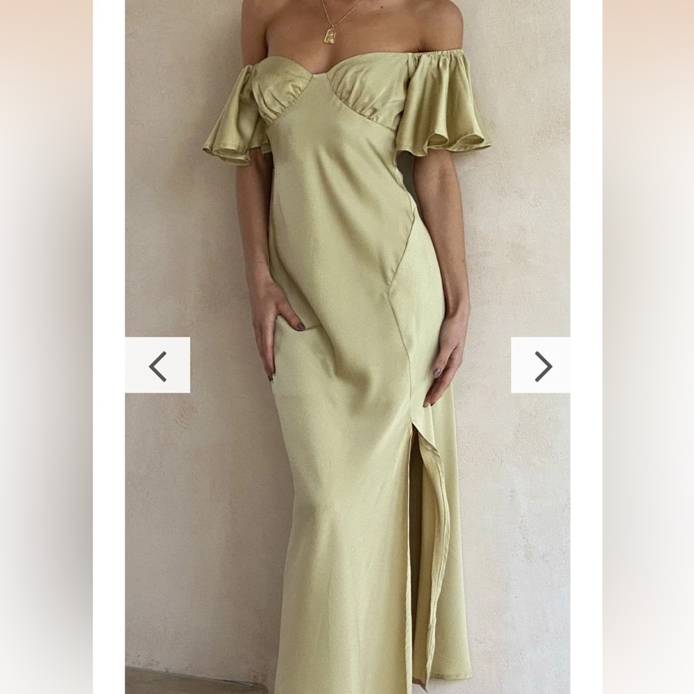 Louisa Midi Dress - Olive